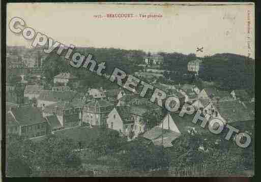 Ville de BEAUCOURT Carte postale ancienne